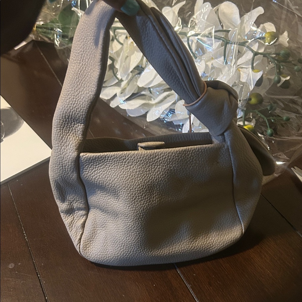 Quince Italian leather handbag Cream Shoulder/Crossbody  Bag - Picture 2 of 4